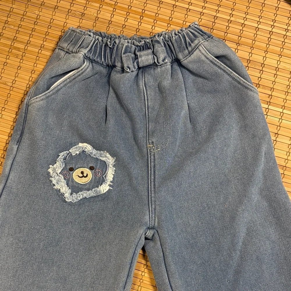 Hercastle Blue Denim Fleece Lined Jeans